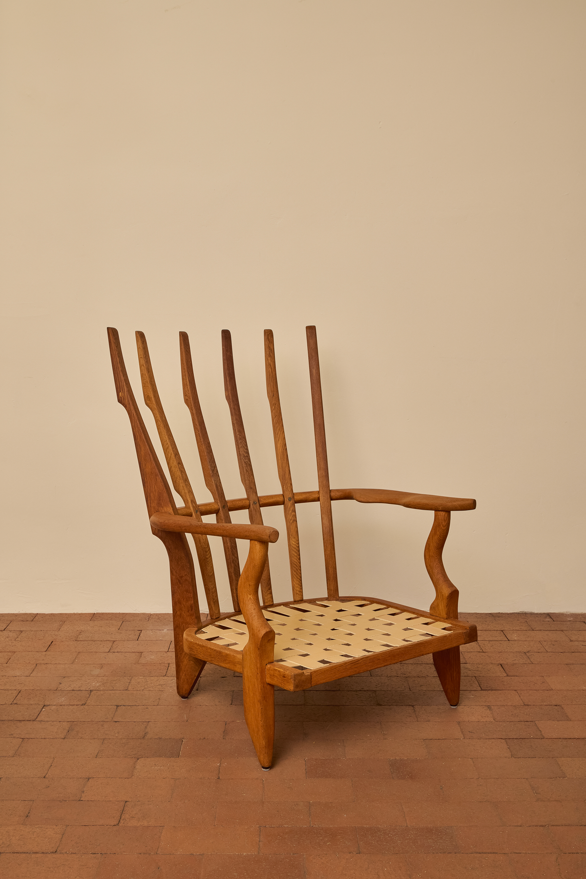 GUILLERME ET CHAMBRON GRAND REPOSE ARMCHAIRS