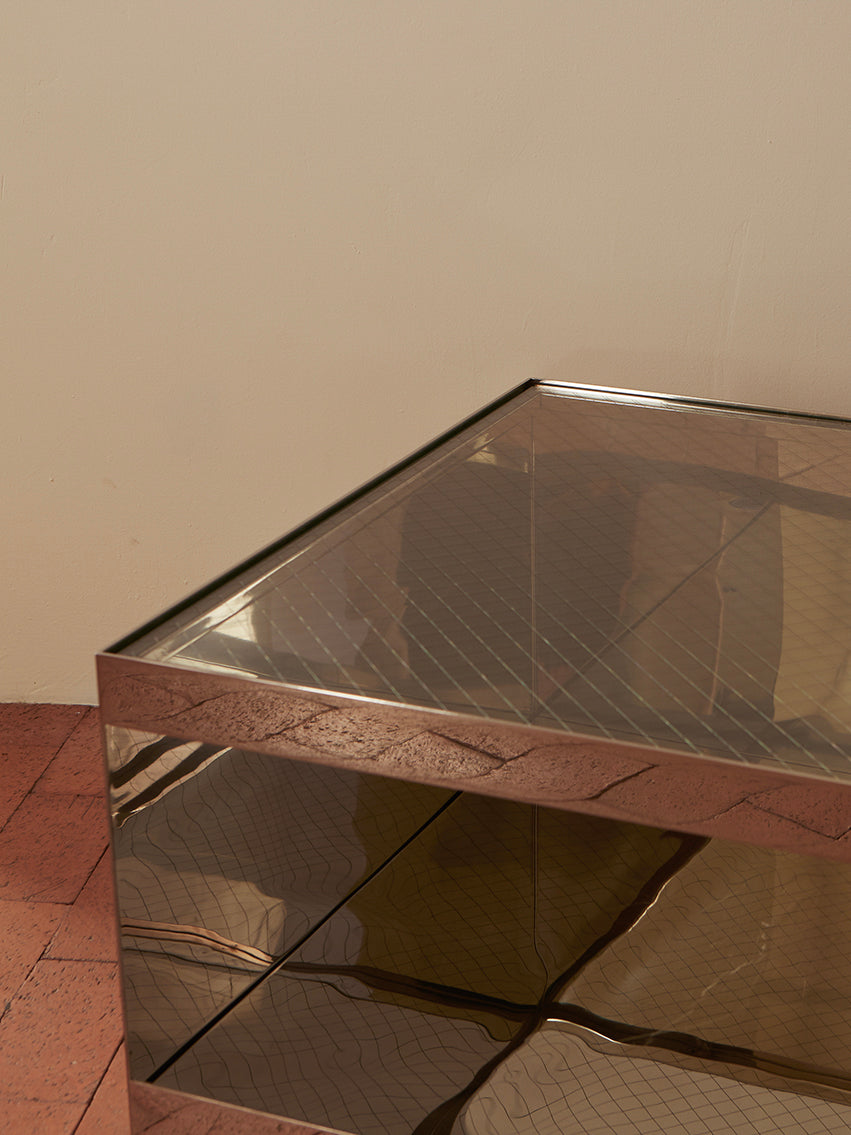D’URSO STAINLESS STEEL TABLE